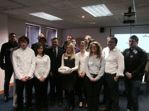 REEP mentees and mentors celebrate with Karime Hassan